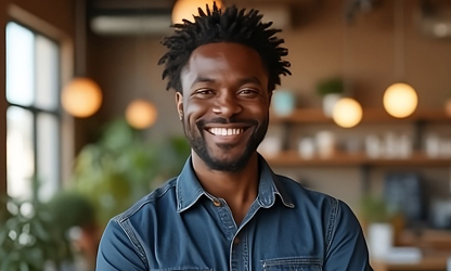 Business owner in their establishment